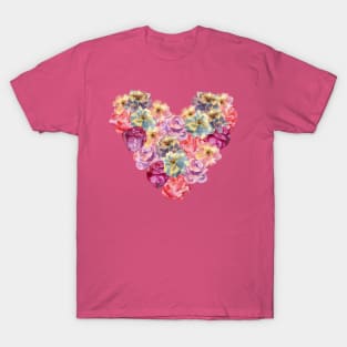 Heart of roses T-Shirt